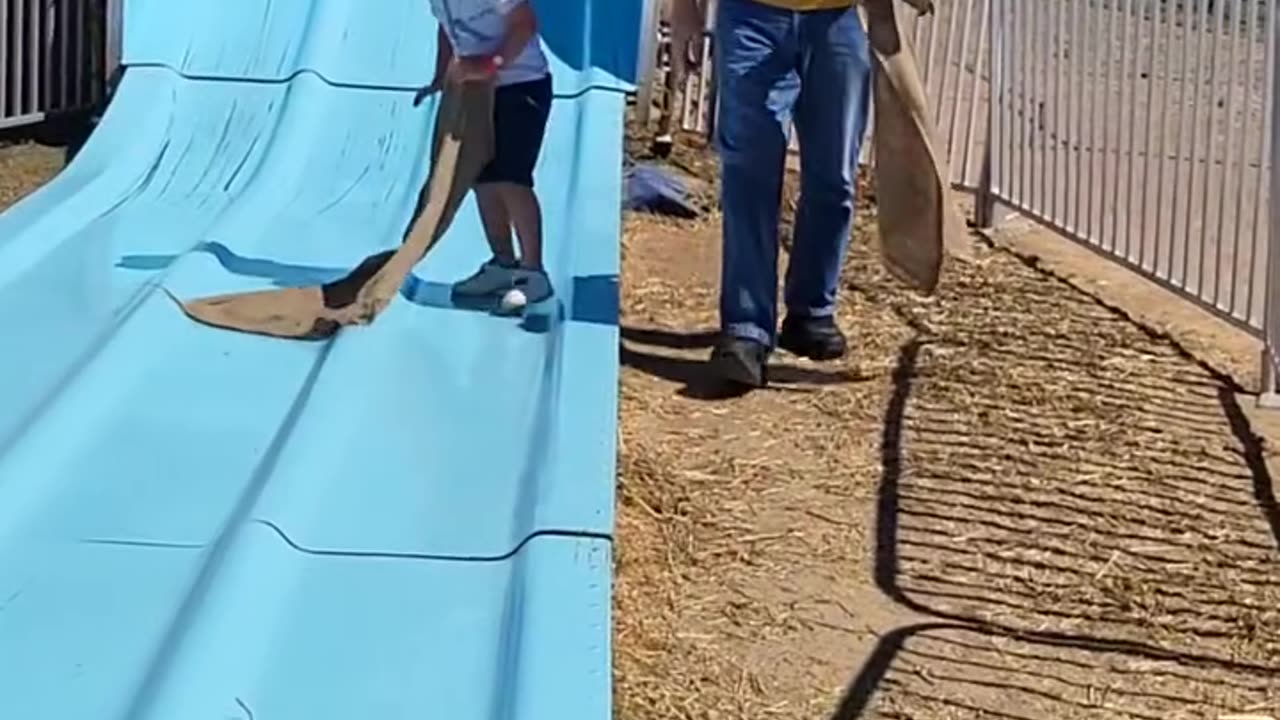 Slide with Daddy