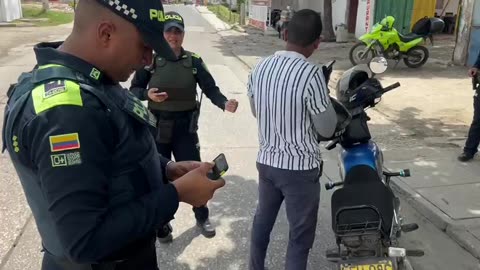 Recorrido policial Fiestas del 11 de noviembre CTG