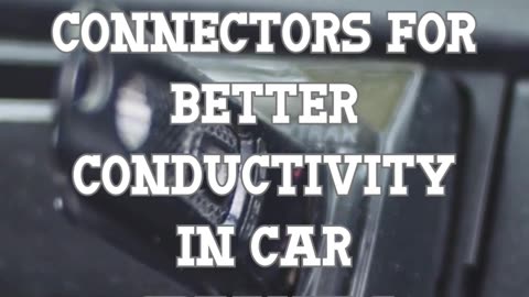 Tips for upgrading to gold-plated connectors for better conductivity in car speakers