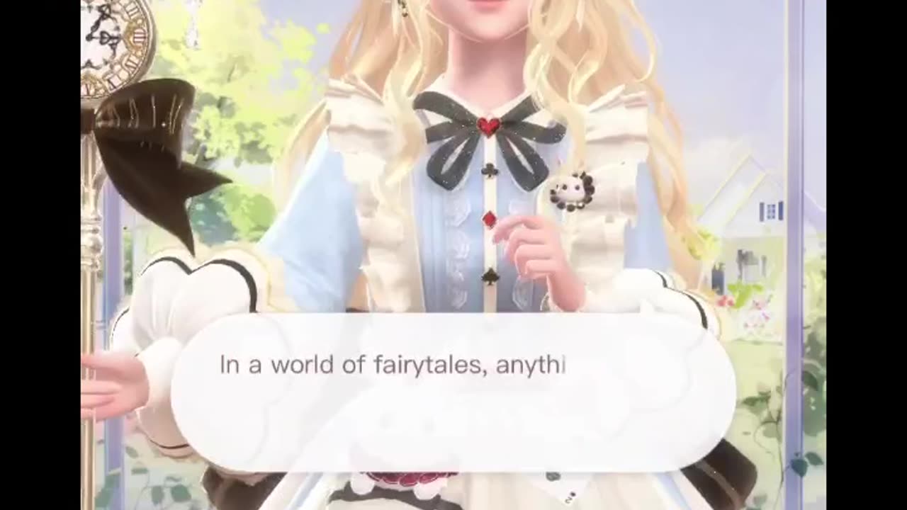 Alice in wonderland suit! (Video in story mode!)