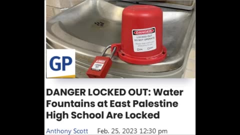 Locking down drinking fountains