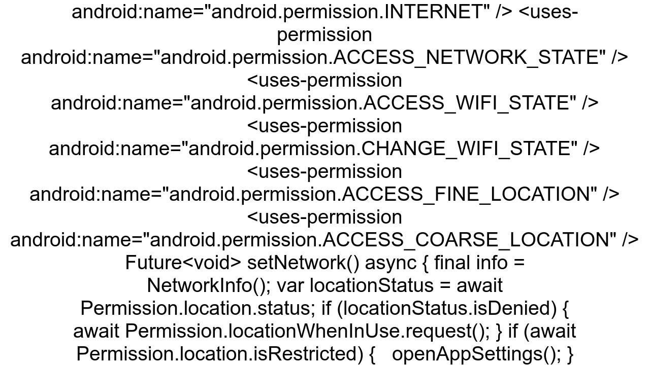 How to get the wifi nameSSID of the currently connected wifi in Flutter