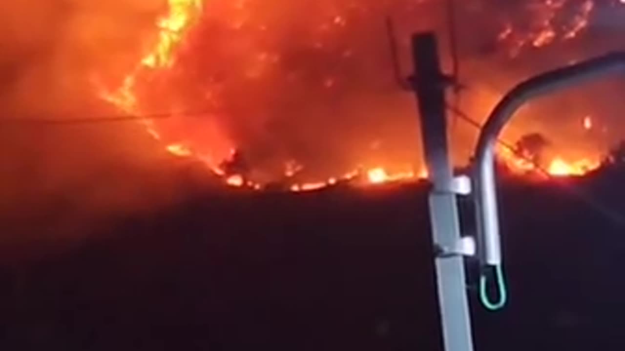 ⚡️Massive fires erupted in northern occupied Palestine