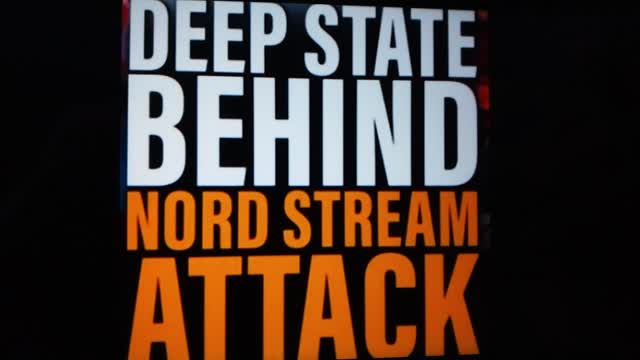 NATO and deep state operatives blew up the natural gas pipe