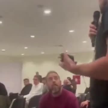 Varoufakis former finance moinister greece interrupting pro russian activist