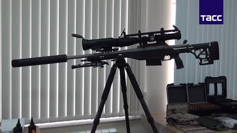 Kadyrov tested a new sniper rifle.
