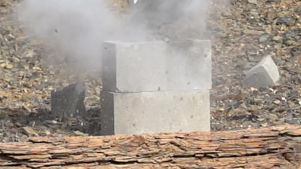 450 Bushmaster VS Cinder Blocks