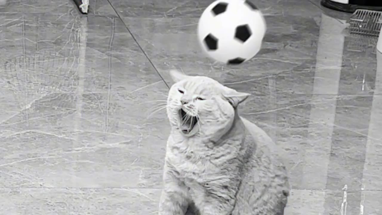 Funny Cats Playing football