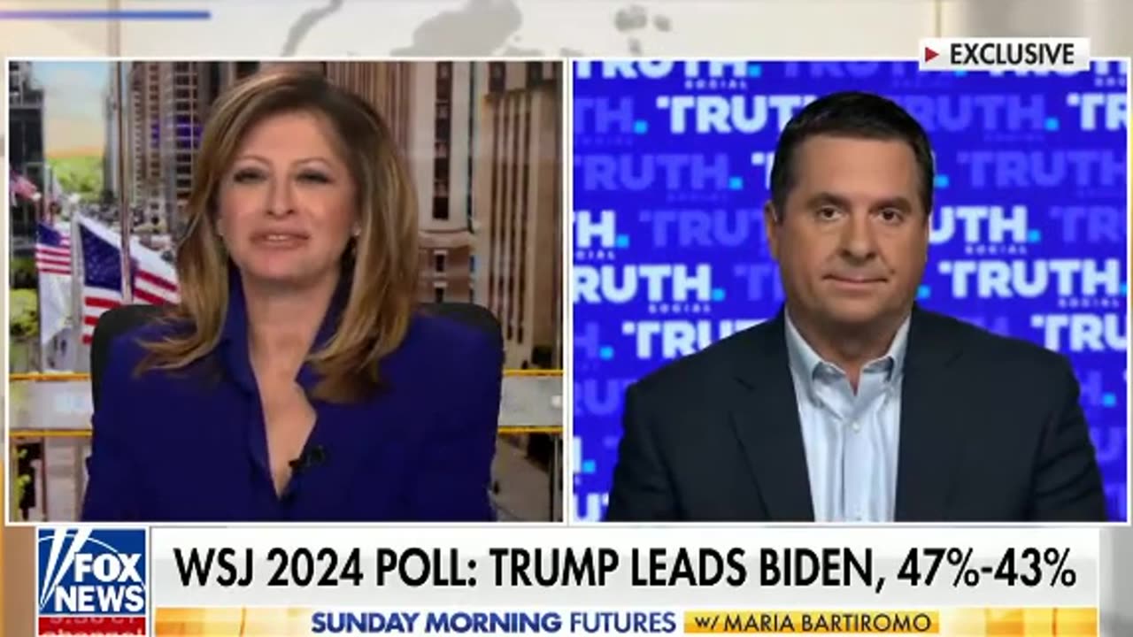 Maria Bartiromo- Devin Nunes, "Biden's The Real Dictator" & TIk Tok CCP-Hamas Brainwashing Kids