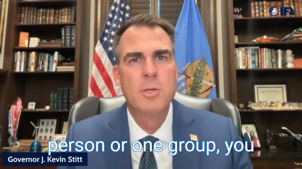 Oklahoma Governor Stitt Talks about Parent School Choice