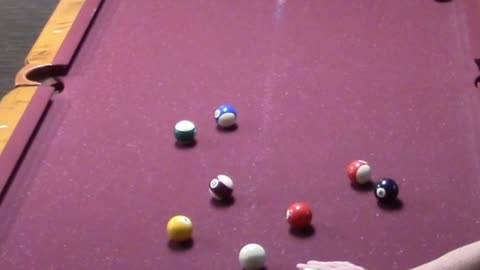 1 BALL ZIG ZAG TO THE CORNER POCKET!