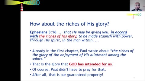 RE 248 Realizing the Riches of God's Glory Leads to Endurance and Patience, With Joy