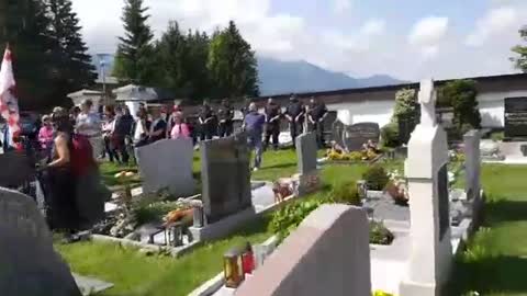 Početak mise na Bleiburgu