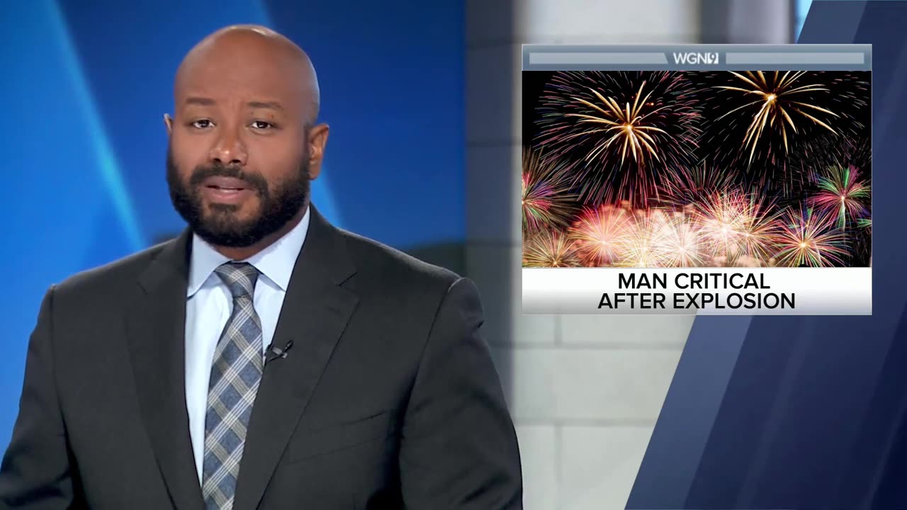 Illinois: Firework explodes in suburban man’s face; critical condition