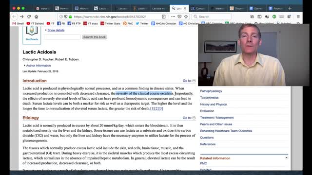 368 Cascade of Labs Leading to the Death Cycle - Lactic Acidosis Modern Article Review