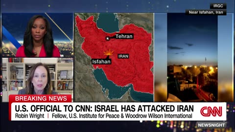 Israel has attacked Iran, US official tells