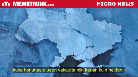Kasaarimafia Ukrainan sodan taustalla. Suomenkielinen tekstitys.