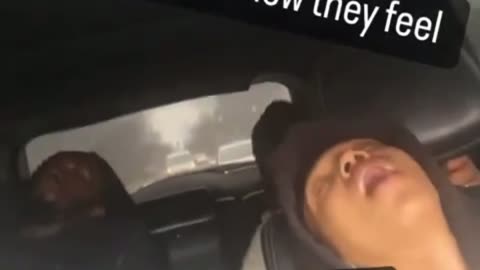 Man Bumps His Head While Driving 😂😂 #funny #comedy