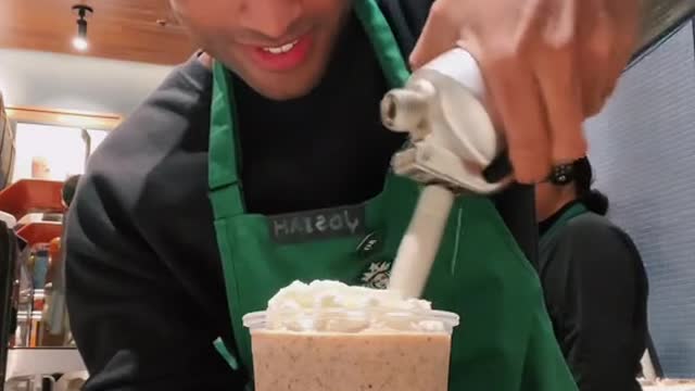 Replying to @imazifat The Brownie Vanilla Bean Frappuccino was so DELICIOUS!🔥