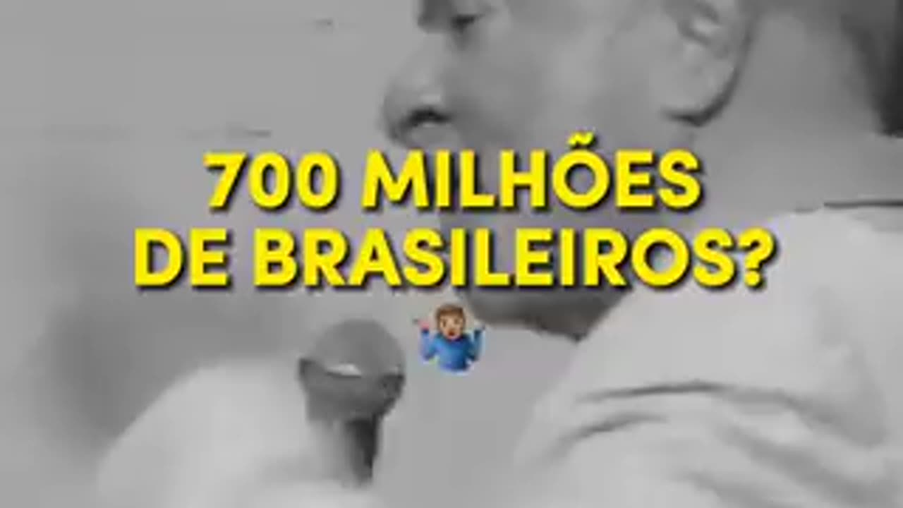 700 milhões? Eu não sabia, Mas o Brasil só têm 215 milhões, explica aí CACHAÇACEIRO ?