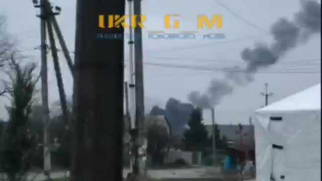 🇺🇦The fall of fragments of a Ukrainian air defense