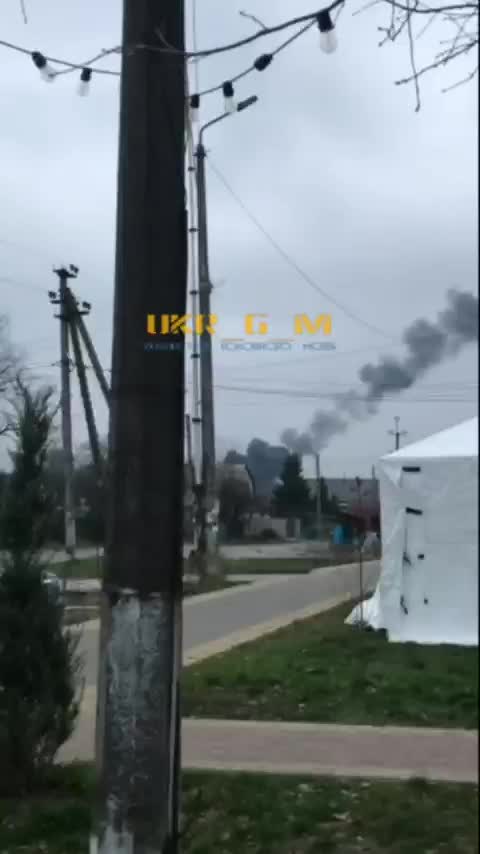 🇺🇦The fall of fragments of a Ukrainian air defense