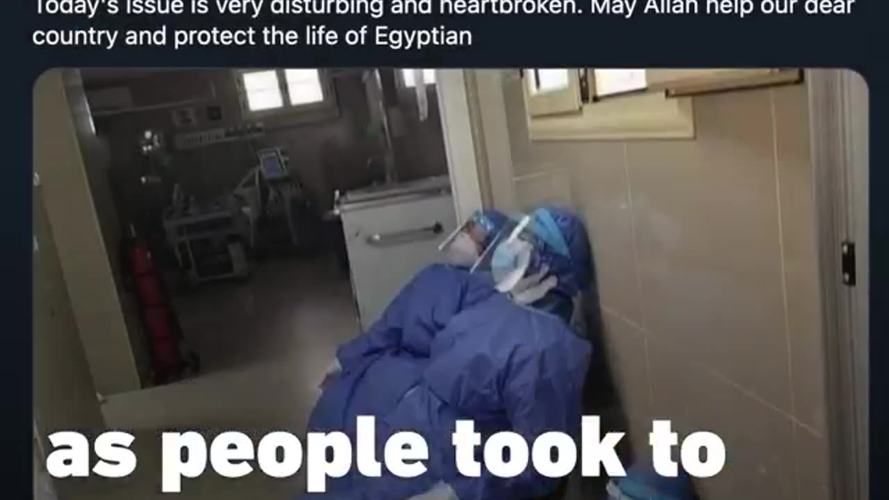 Shocking video shows panic in Egypt hospital due to alleged lack of oxygen