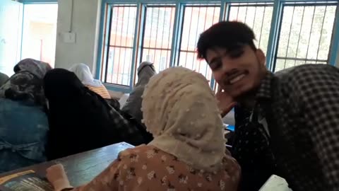 Kashmiri boy Kiss His Teacher in classroom