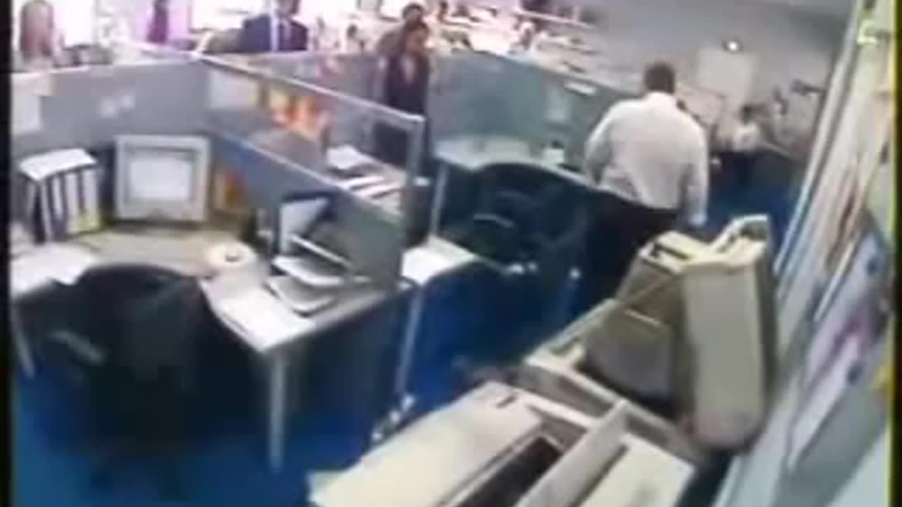 Man Loses Temper with Printer