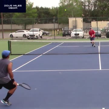 FOREHAND DROP VOLLEY FOR THE POINT!