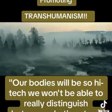 World Economic Forum Promoting TRANShumanis