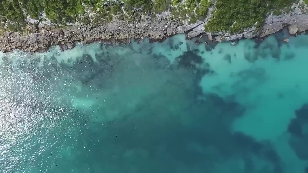 sea view from dron