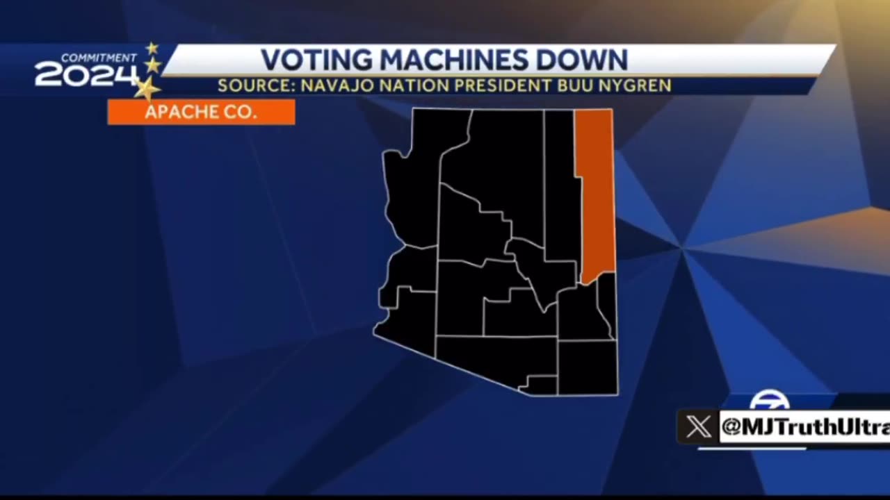 Voting machines going down across several states