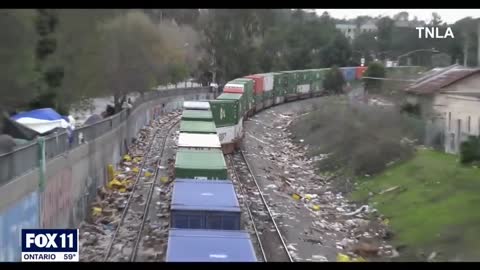 Democrat-run California have Train cargo thefts "exploded,"