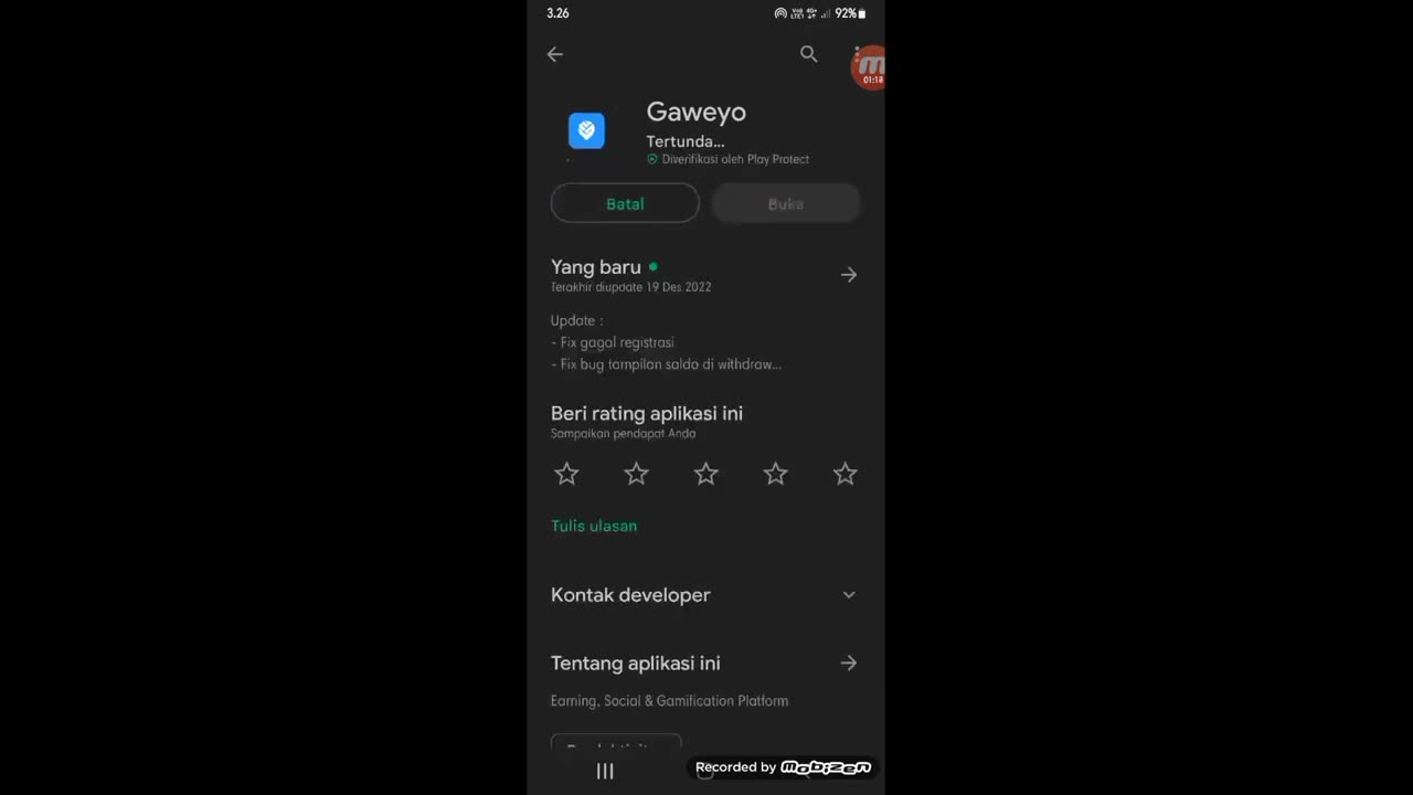 Langsung tarik daftar doang 50000