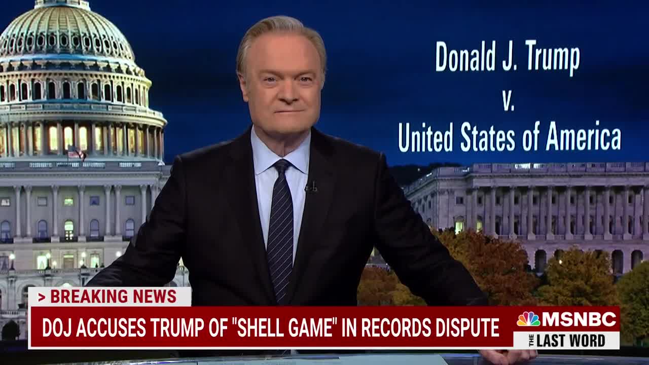 Lawrence: Trump Wrongly Thinks Running Again Will Shield Him From DOJ