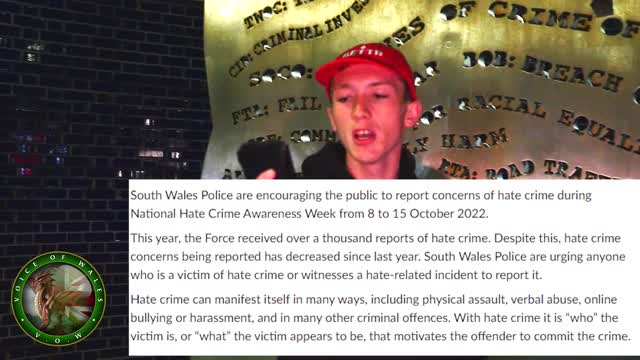 South Wales Thought Police Asking That More People Report Hate Crimes