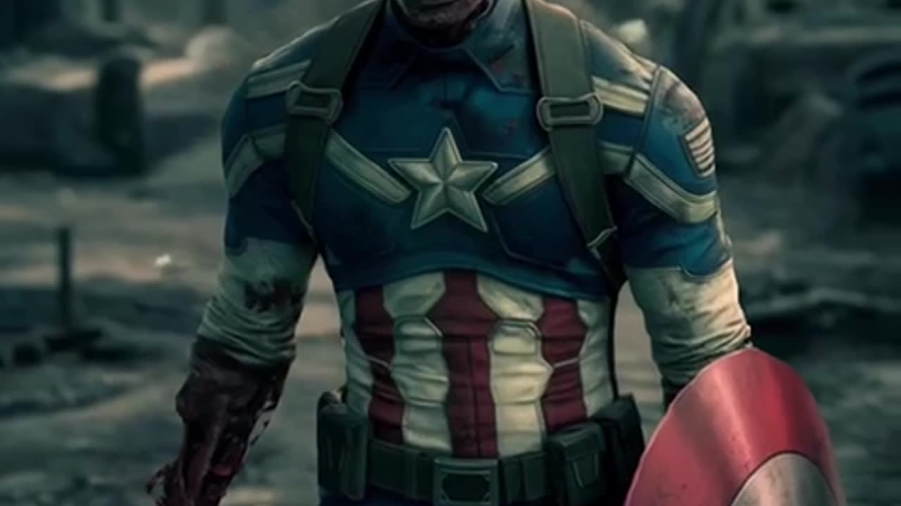 Zombie captain America