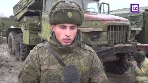 The repair battalion of the Russian Armed Forces