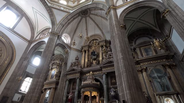 5.3K Video-Iglesia La Profesa-Templo de San Felipe Neri-Mexico City, Mexico