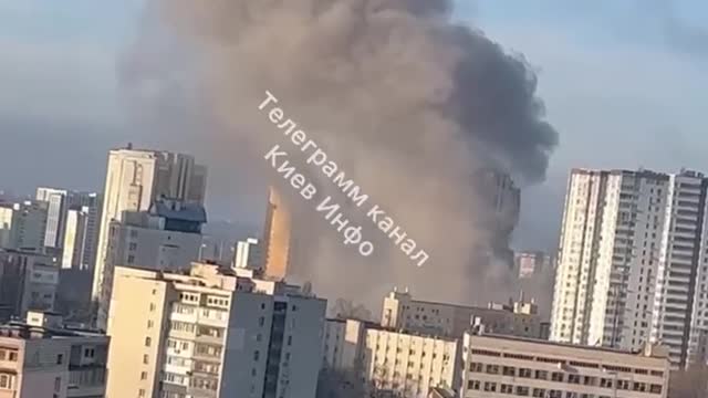 Rocket attack on the state-owned enterprise of special instrumentation "Arsenal" in Kyiv