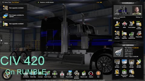 Friday Live Stream American Truck Sim with @repomanjr
