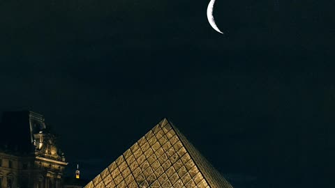 Louvre Pyramid of Paris