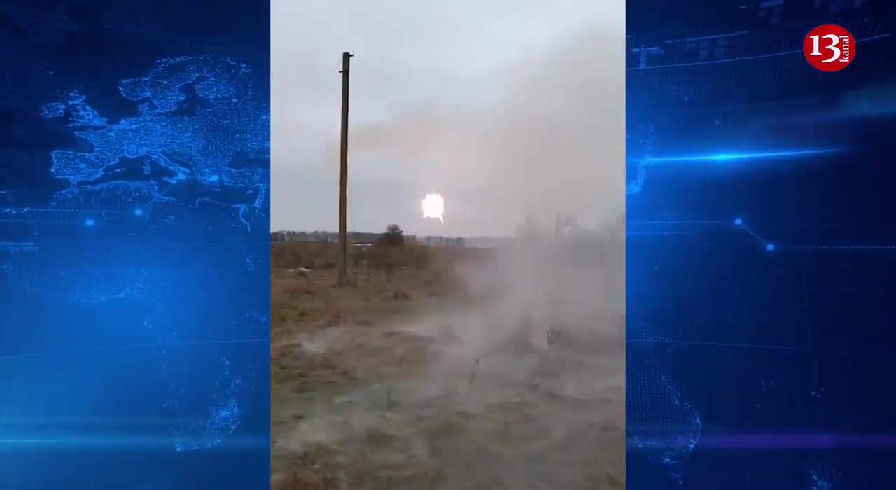 This is how Ukrainian soldiers shot down the missile fired by Russians