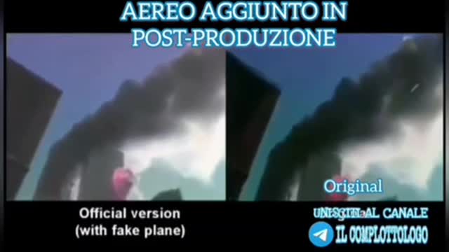 Le due torri Gemelle come la tv lo fa vedere questo inganno