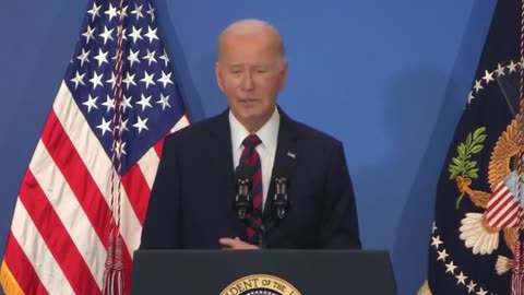 Biden says it's his "profound hope" that President Trump will "preserve" his economic success.