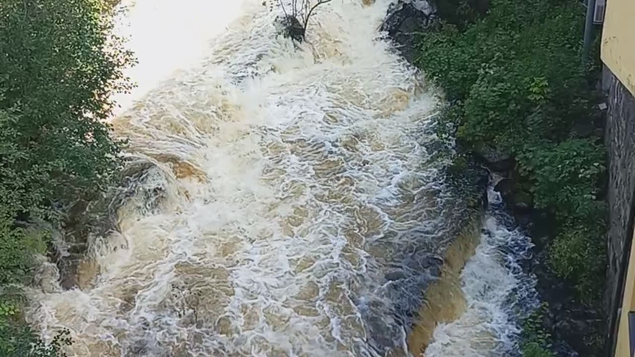 Water disaster in southern norway
