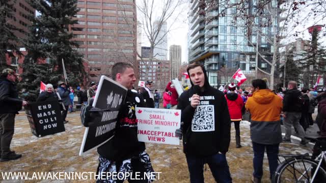 February 19th United For Freedom Rally PUBLIC INTERVIEWS | Calgary Alberta Canada