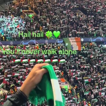 CELTIC PALESTINE YOU`LL NEVER WALK ALONE