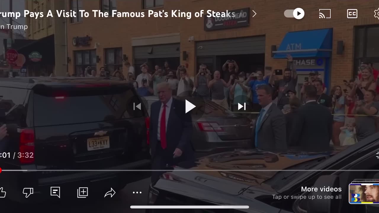 Trump at Pats Steaks in South Philly